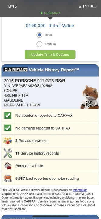 2016 Porsche 991 GT3 RS - Image 11 of 13