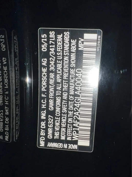 2016 Porsche 958 Cayenne Diesel - Image 18 of 20