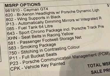 2016 Porsche 981 Cayman GT4 - Image 20 of 20