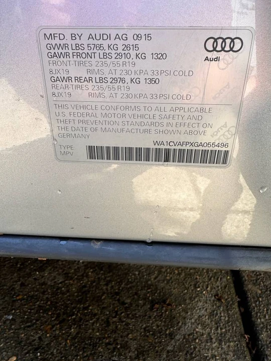 2016 Audi 8R Q5 - Image 24 of 24