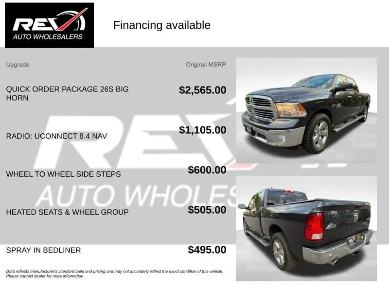 2016 Dodge Ram 4th Gen - Image 6 of 12