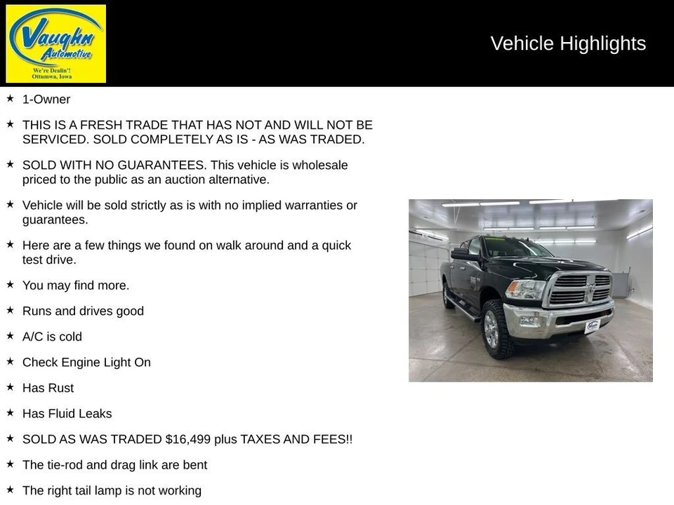 2016 Dodge Ram 4th Gen - Image 2 of 12