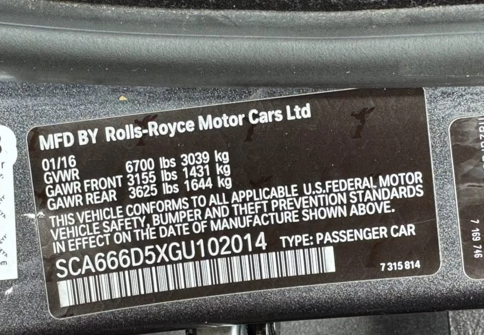 2016 Rolls-Royce Dawn - Image 3 of 5