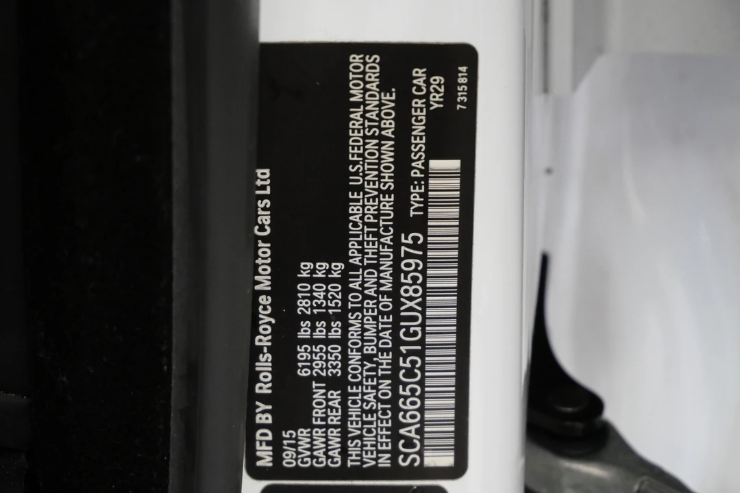 2016 Rolls-Royce Wraith 2nd Gen - Image 20 of 21