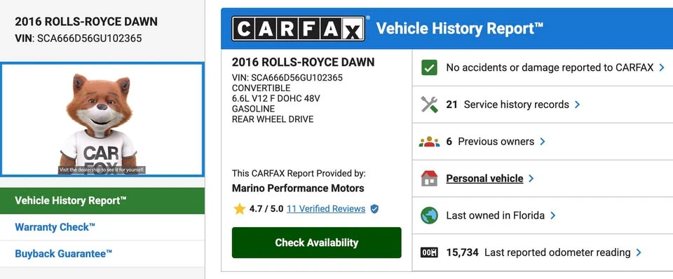 2016 Rolls-Royce Dawn - Image 8 of 20