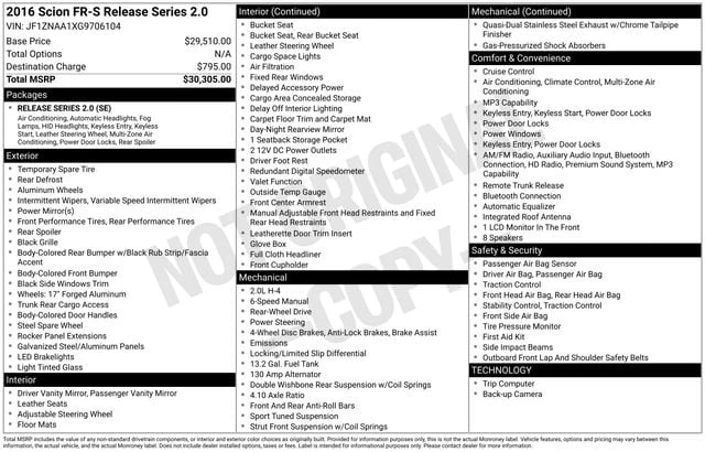 2016 Scion FR-S - Image 25 of 25