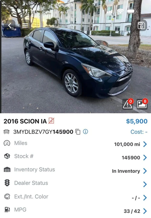 2016 Scion iA - Image 9 of 9