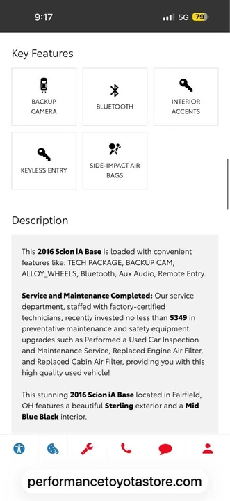 2016 Scion iA - Image 7 of 7
