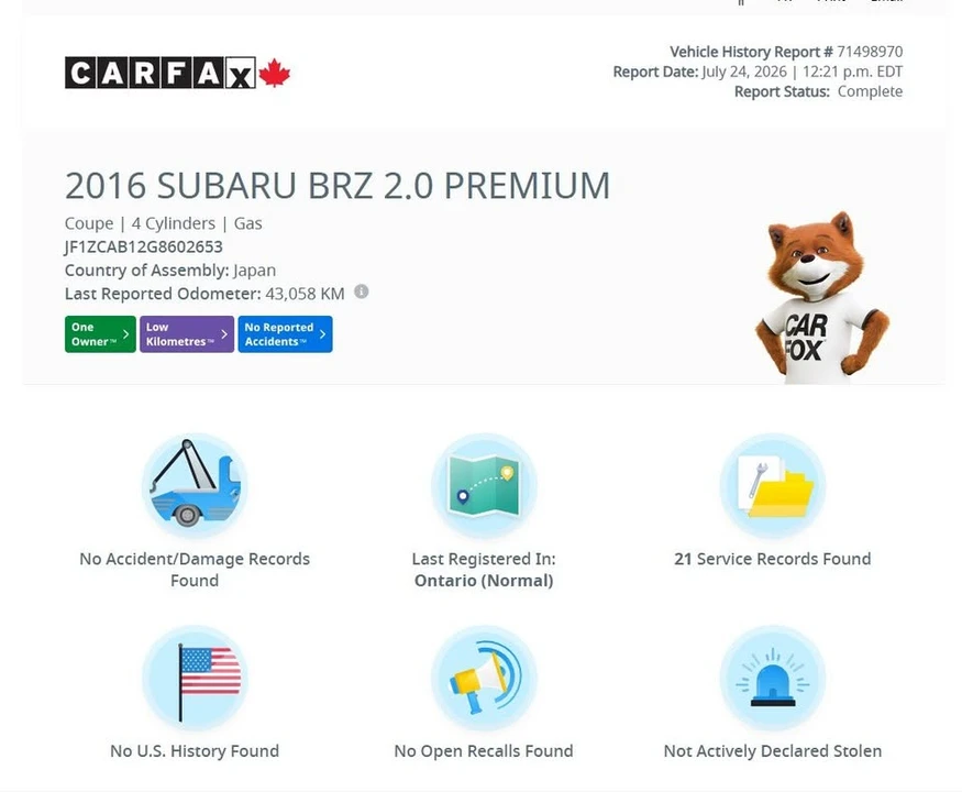 2016 Subaru BRZ 1st Gen - Image 18 of 18