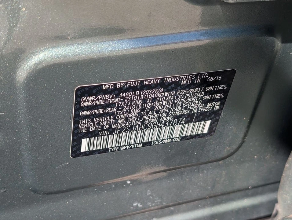 2016 Subaru Forester 4th Gen - Image 21 of 21