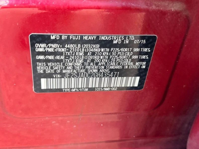 2016 Subaru Forester 4th Gen - Image 7 of 12