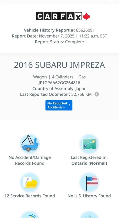 2016 Subaru Impreza 4th Gen - Image 4 of 18
