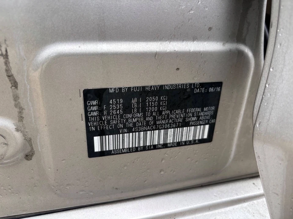 2016 Subaru Legacy 6th Gen - Image 5 of 20