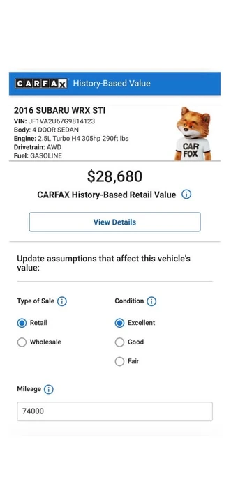 2016 Subaru Impreza WRX STi 3rd Gen - Image 7 of 9
