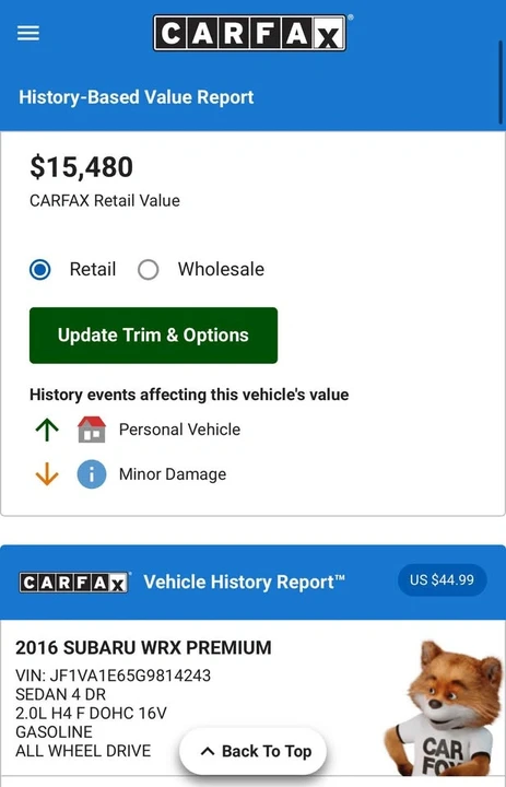 2016 Subaru Impreza WRX 4th Gen - Image 12 of 12