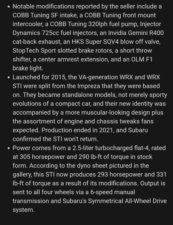 2016 Subaru Impreza WRX 4th Gen - Image 13 of 20