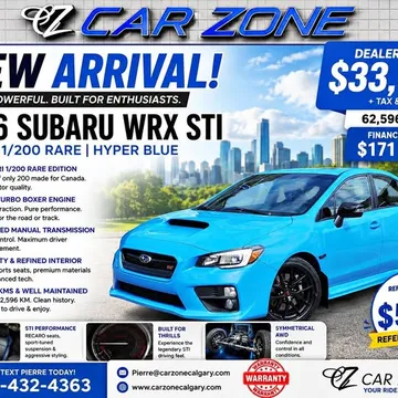 2016 Subaru WRX STI Hikari Edition
