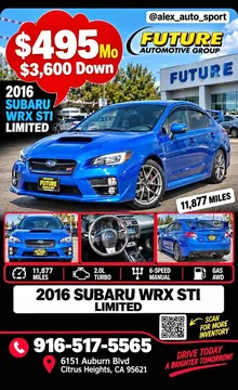 2016 Subaru WRX STI Limited Sedan 4D