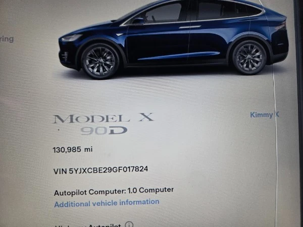 2016 Tesla Model X - Image 15 of 19