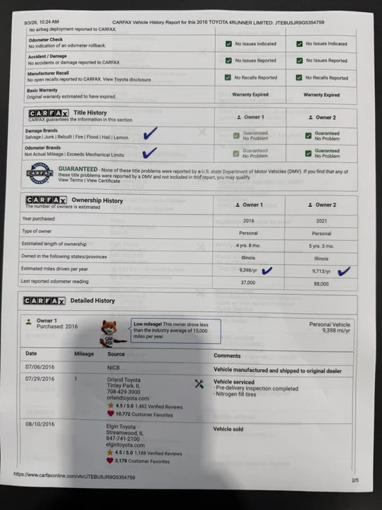 2016 Toyota 4Runner 5th Gen - Image 16 of 16