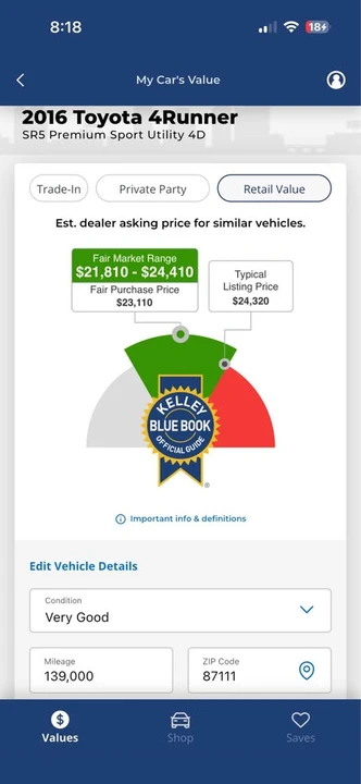 2016 Toyota 4Runner 5th Gen - Image 18 of 18