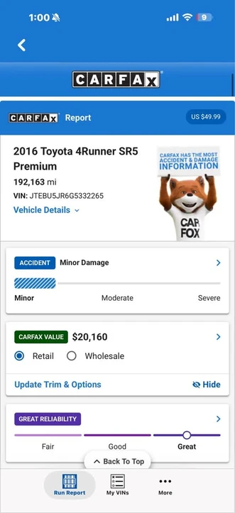 2016 Toyota 4Runner 5th Gen - Image 10 of 11