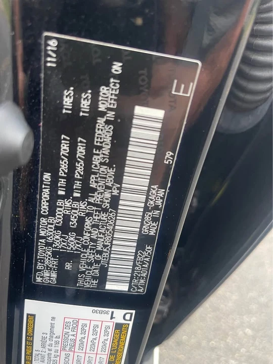 2016 Toyota 4Runner 5th Gen - Image 17 of 19