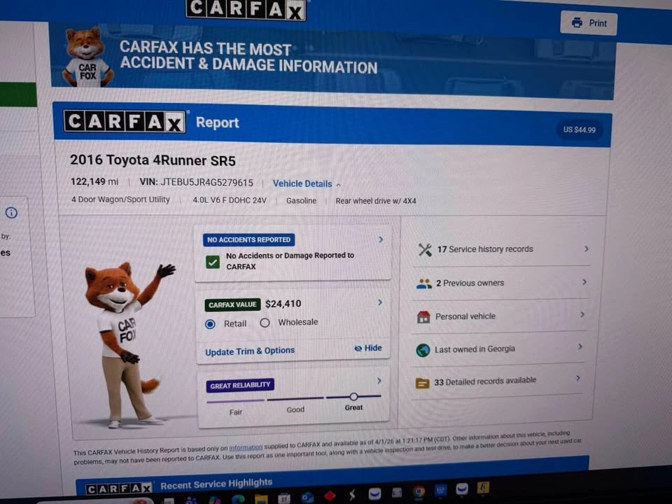 2016 Toyota 4Runner 5th Gen - Image 20 of 20