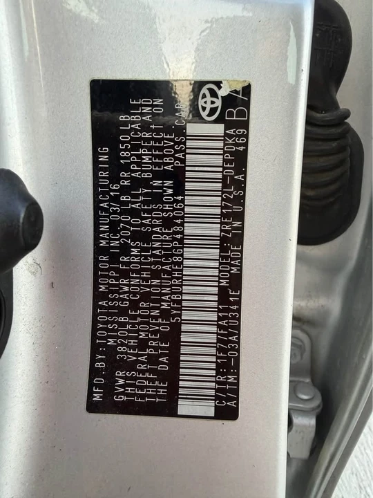 2016 Toyota Corolla 11th Gen - Image 12 of 16