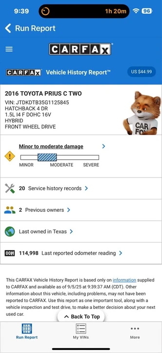2016 Toyota Prius - Image 7 of 7