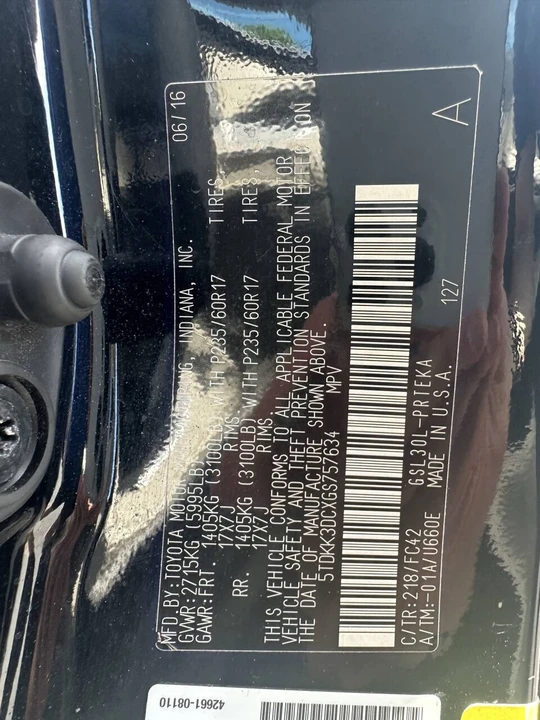 2016 Toyota Sienna 3rd Gen - Image 14 of 21