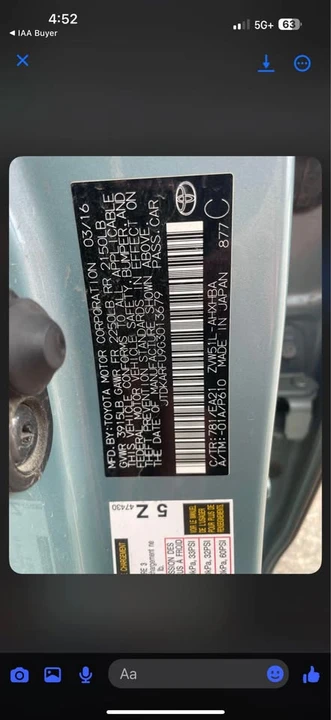 2016 Toyota Prius 4th Gen - Image 15 of 15