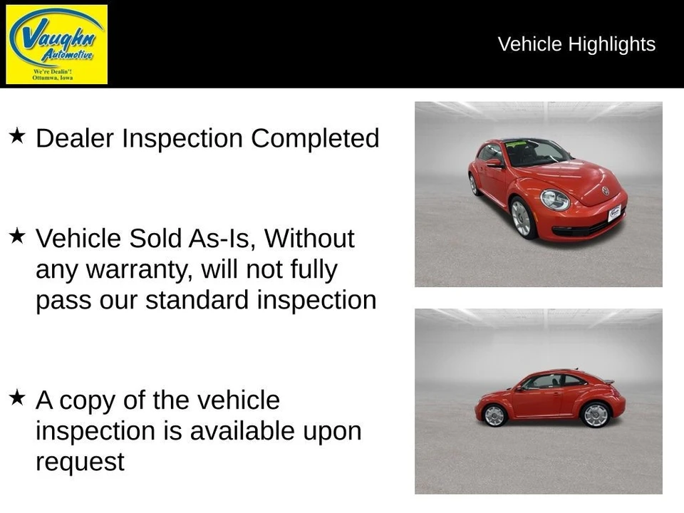 2016 Volkswagen A5 Beetle - Image 2 of 12