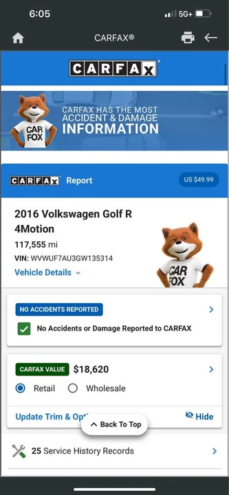 2016 Volkswagen Golf R Mk7 - Image 7 of 9
