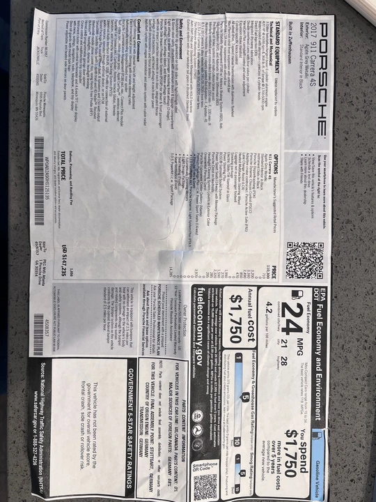 2017 Porsche 991 Carrera 4S - Image 9 of 28