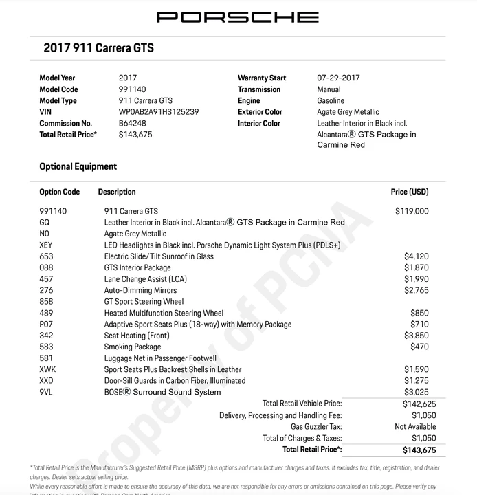 2018 Porsche 991 Carrera GTS - Image 11 of 11