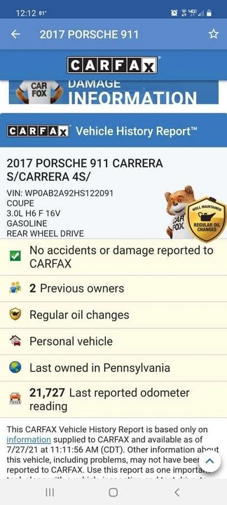 2017 Porsche 991 Carrera S - Image 6 of 13