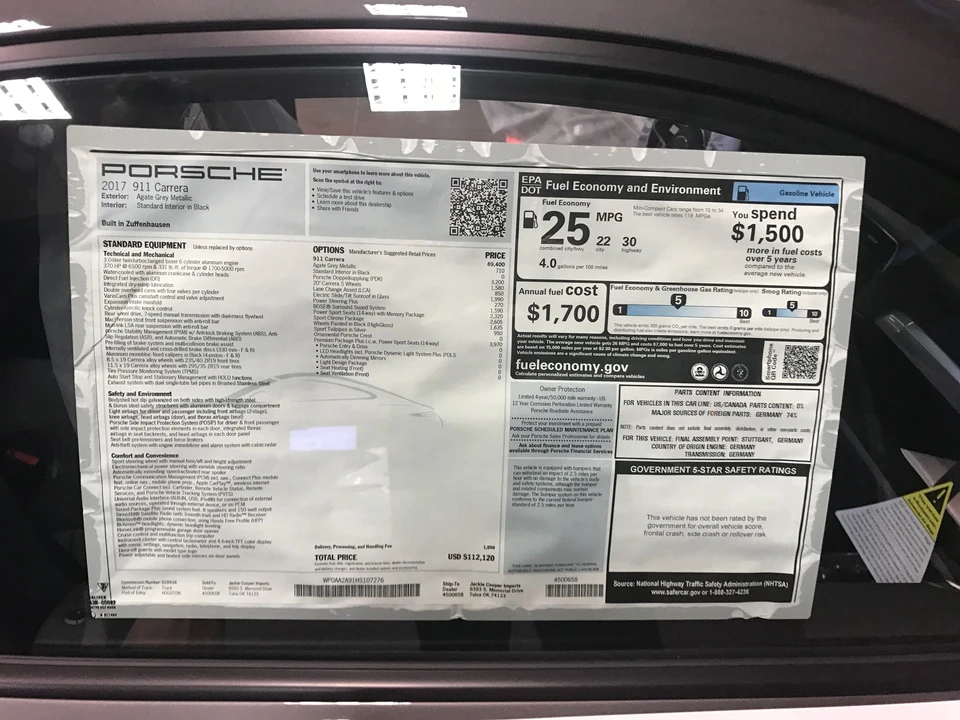 2017 Porsche 991 Carrera - Image 24 of 24