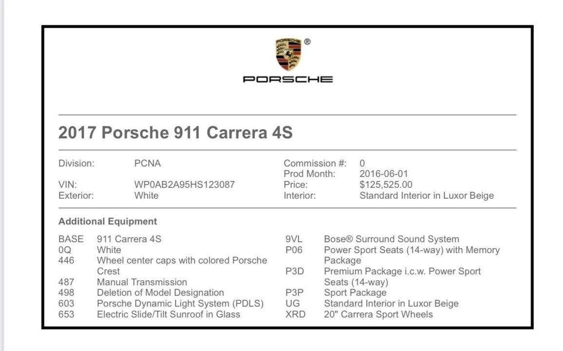 2017 Porsche 991 Carrera 4S - Image 22 of 31