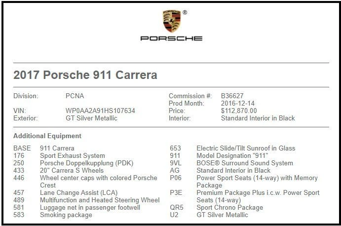 2017 Porsche 911 - Image 3 of 11