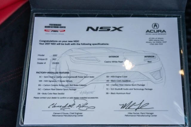 2017 Acura NC1 NSX - Image 13 of 17