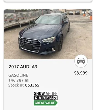 2017 Audi A3 · 2.0T Premium Plus Sedan 4D