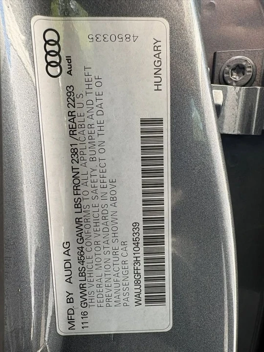 2017 Audi 8V A3 - Image 9 of 20