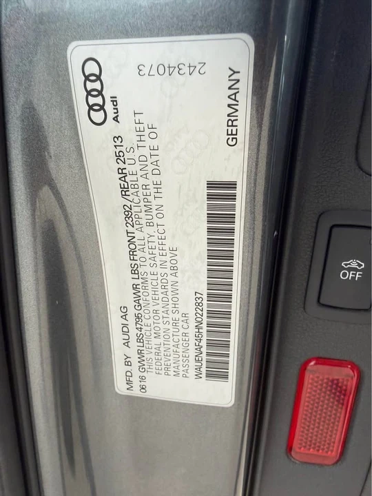 2017 Audi B9 A4 - Image 20 of 20