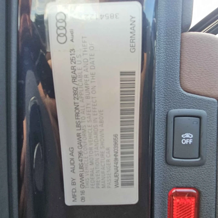 2017 Audi B9 A4 - Image 14 of 14