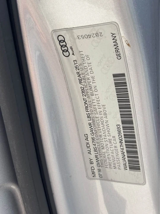2017 Audi B9 A4 - Image 19 of 19