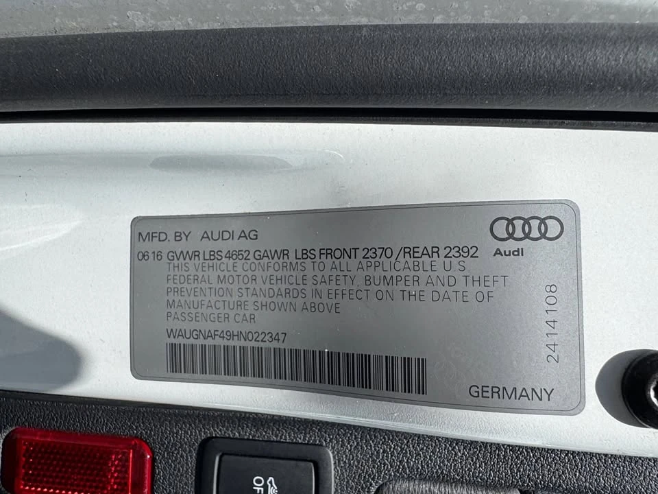 2017 Audi B9 A4 - Image 16 of 20