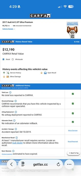 2017 Audi B9 A4 - Image 24 of 24