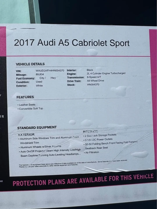 2017 Audi B9 A5 - Image 12 of 14