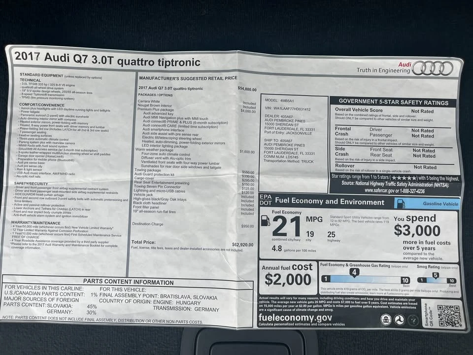 2017 Audi 8U Q3 - Image 14 of 20